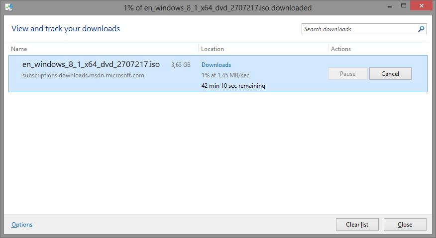 Downloading Windows 8.1 RTM